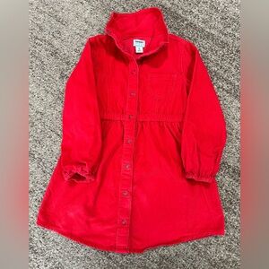 Old Navy Red Corduroy Dress